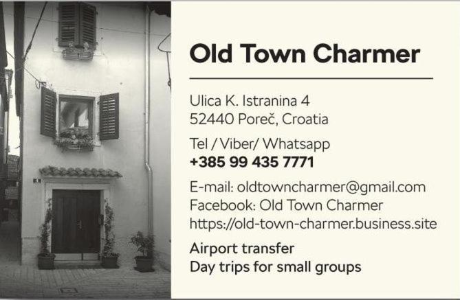 Old Town Charmer Porec Exterior photo